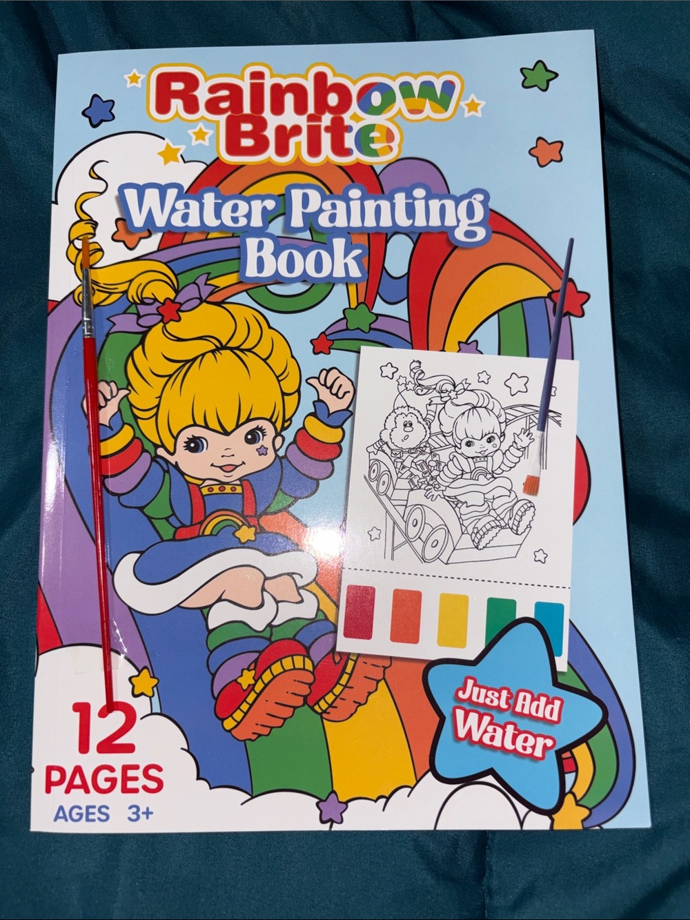 Hallmark - CrownJewlz Kidz - Rainbow Brite Water Painting Book - think pages - Picture 1 of 7